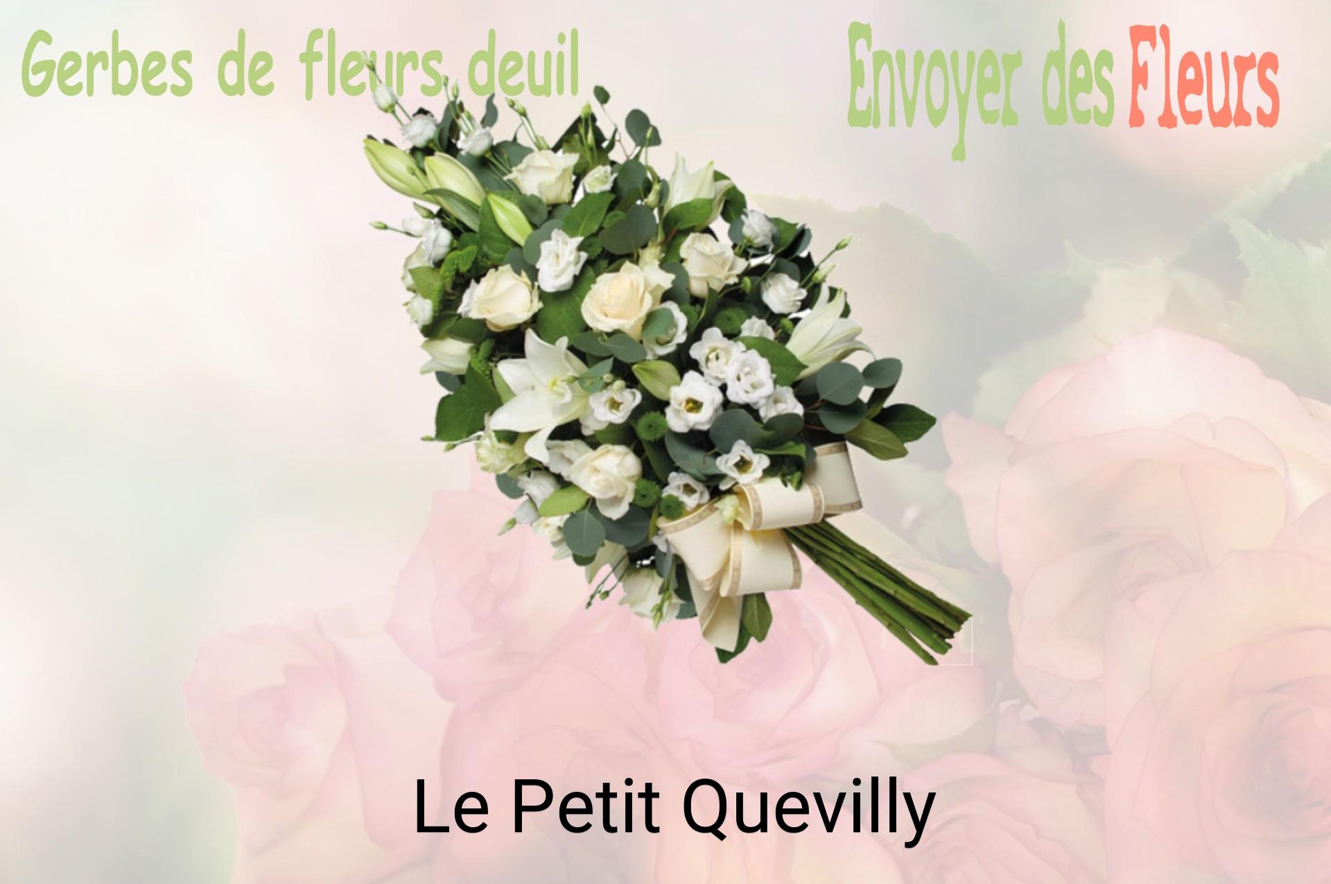 Gerbe de fleurs de deuil livrée à Le Petit-Quevilly